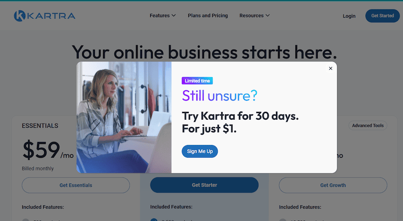 Kartra free trial