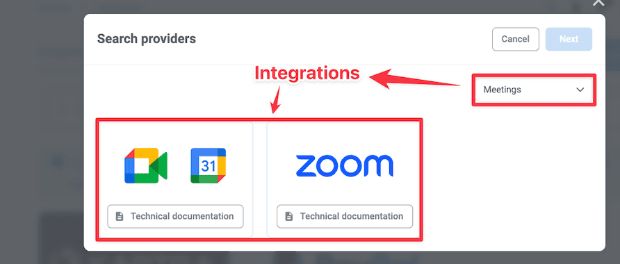 Kartra meeting integrations