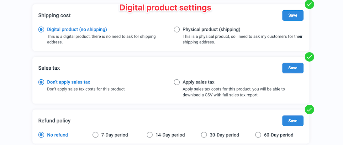 Kartra physical product settings