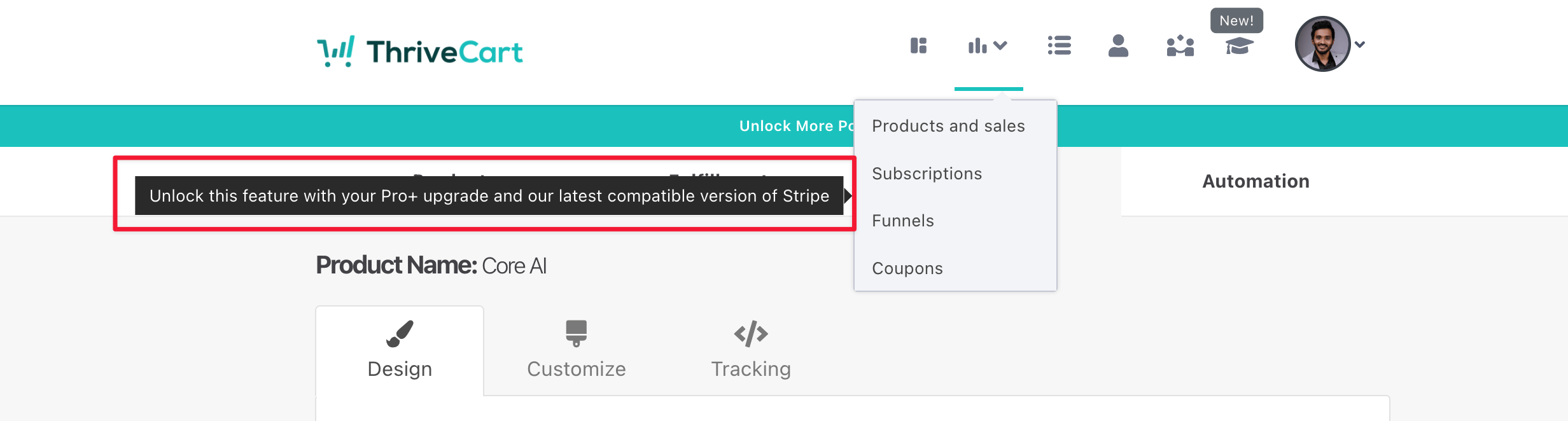 Thrivecart annoying upsell