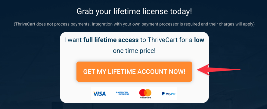 Thrivecart pricing lifetime account