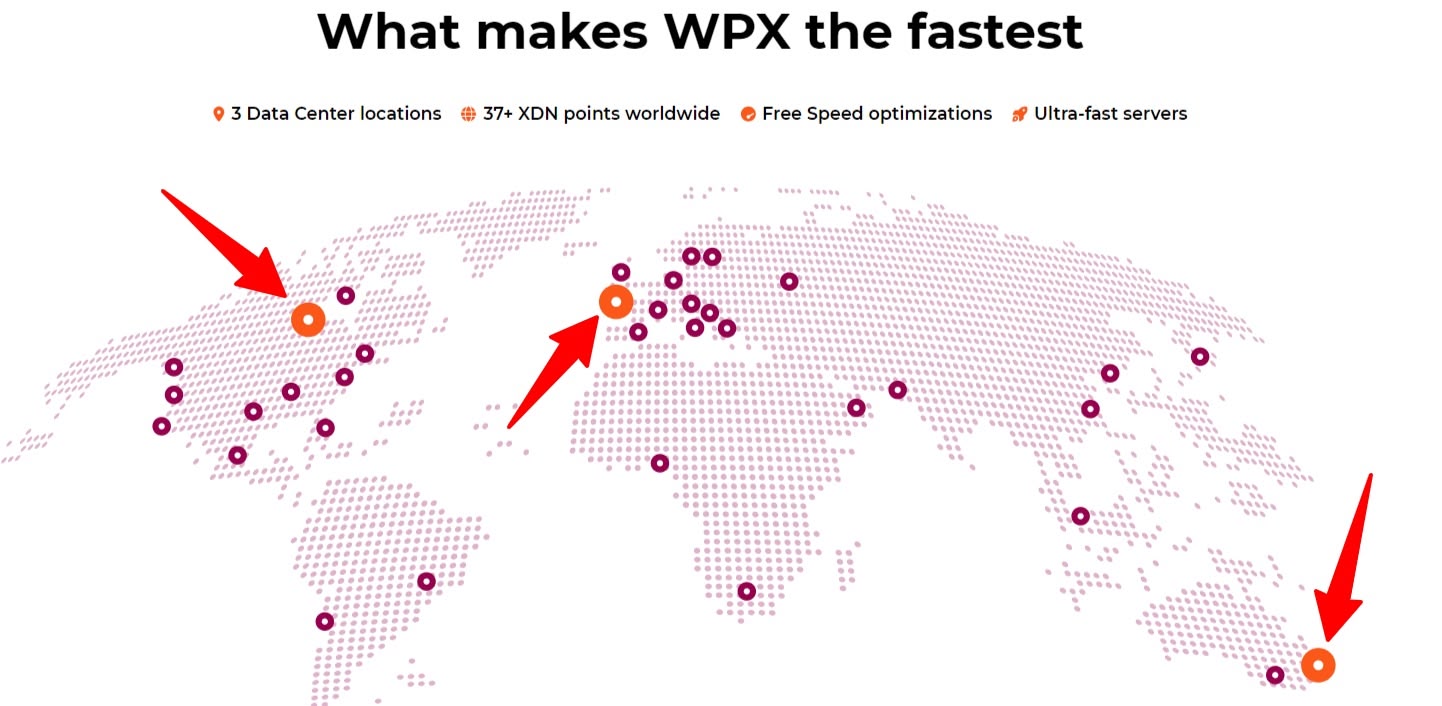 WPX CDN locations