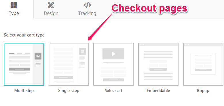 thrivecart page design