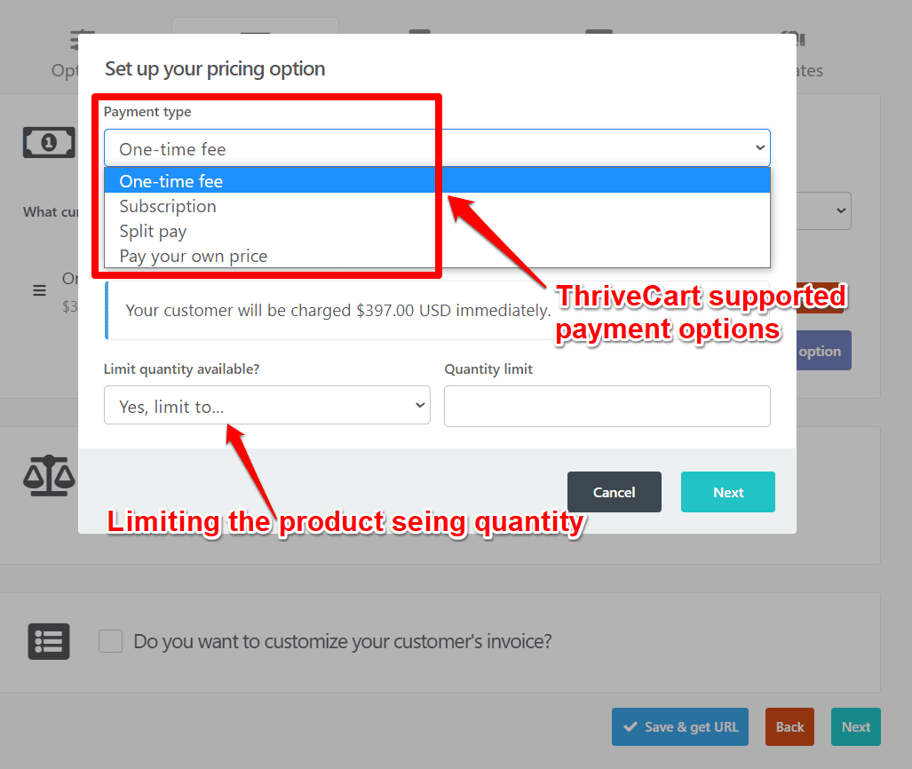 thrivecart products
