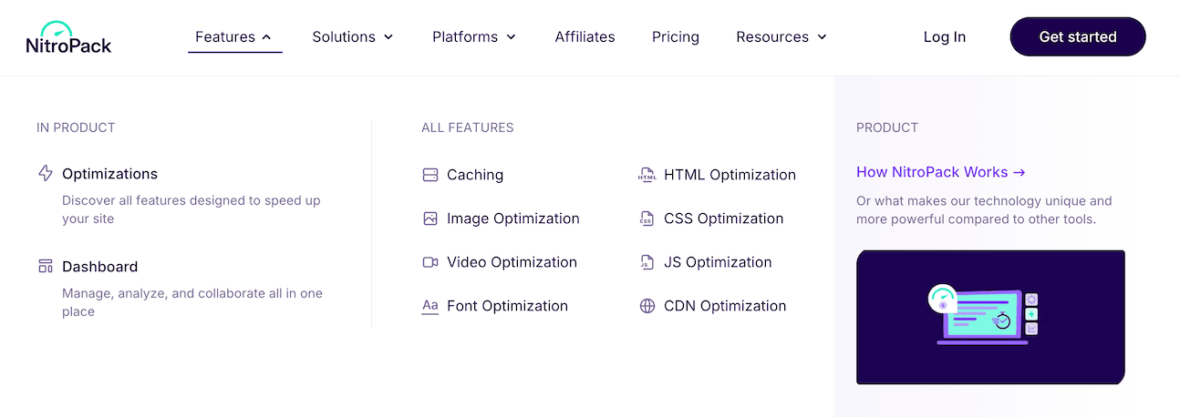 Nitropack features
