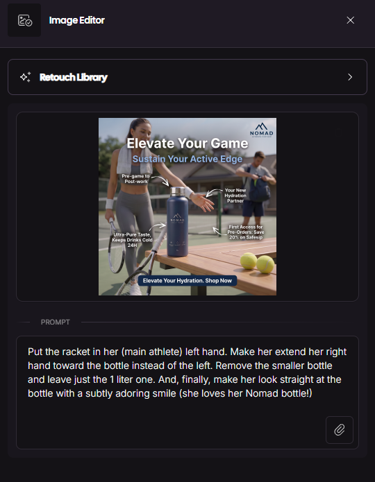 ad generator edit prompt